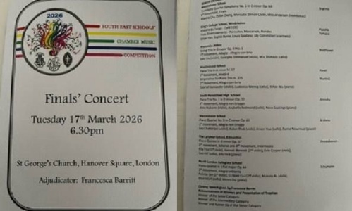 Cover of the music programme